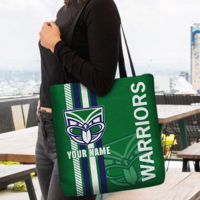 NRL New Zealand Warriors Custom Name New Edition Tote Bag
