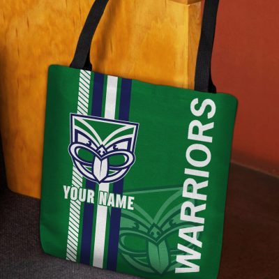 NRL New Zealand Warriors Custom Name New Edition Tote Bag