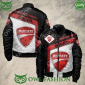 Trending Ducatti Brand Bomber Jacket Printed