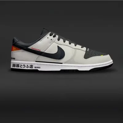 Takumi Fujiwara Trueno AE86 Initial D Limited Air Jordan 1 Low - CarRacing shoes