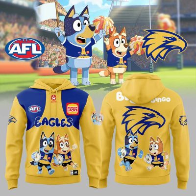 West Coast Eagles AFL Bluey and Bingo Hoodie