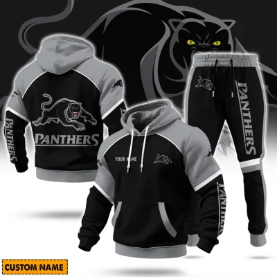 Penrith Panthers NRL Casual Hoodie Set Custom Name For Fans