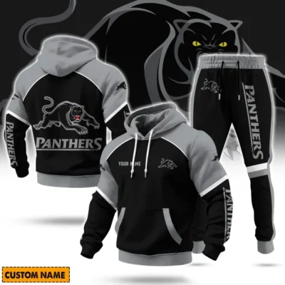 Penrith Panthers NRL Casual Hoodie Set Custom Name For Fans