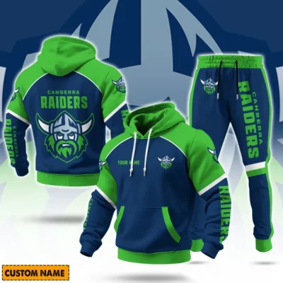 Canberra Raiders NRL Casual Hoodie Set Custom Name For Fans