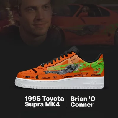 1995 Toyota Supra Mk4 Fast and Furious Low Top Shoes - CarRacing shoes