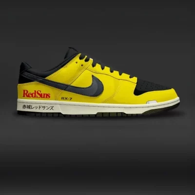 Keisuke Takahashi RX-7 Initial D Limited Air Jordan 1 Low - CarRacing shoes