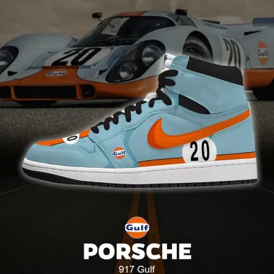 917 Gulf High Top Shoes - CarRacing shoes