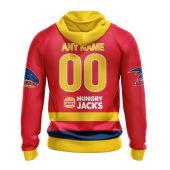 Afl Adelaide Crows Custom Name Number 2023 Clash Guernsey Pullover Hoodie Back.jpg - demo10