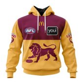 Afl Brisbane Lions Custom Name Number 2023 Clash Guernsey Pullover Hoodie Front.jpg - demo10