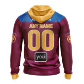 Afl Brisbane Lions Custom Name Number 2023 Home Guernsey Pullover Hoodie Back.jpg - demo10