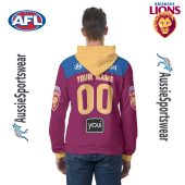 Afl Brisbane Lions Custom Name Number 2024 Home Guernsey Pullover Hoodie Back 1.jpg - demo10