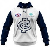 Afl Carlton Blues Custom Name Number 2022 Clash Guernsey Pullover Hoodie Front.jpg - demo10