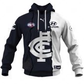 Afl Carlton Blues Custom Name Number 2023 Mix Guernsey Pullover Hoodie Front.jpg - demo10
