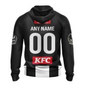Afl Collingwood Magpies Custom Name Number 2023 Home Guernsey Pullover Hoodie Back.jpg - demo10