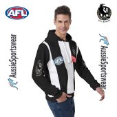 Afl Collingwood Magpies Custom Name Number 2024 Home Guernsey Pullover Hoodie Right Side.jpg - demo10