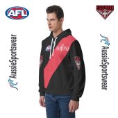 Afl Essendon Bombers Custom Name Number 2024 Home Guernsey Pullover Hoodie Left Side.jpg - demo10