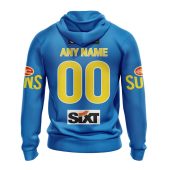 Afl Gold Coast Suns Custom Name Number 2023 Clash Guernsey Pullover Hoodie Back.jpg - demo10