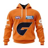 Afl Greater Western Sydney Giants Custom Name Number 2023 Away Guernsey Pullover Hoodie Front.jpg - demo10