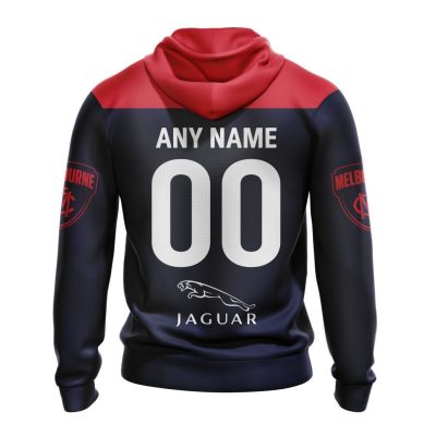 AFL Melbourne Demons Custom Name Number 2023 Home Guernsey Pullover Hoodie