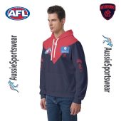 Afl Melbourne Demons Custom Name Number 2024 Home Guernsey Pullover Hoodie Left Side.jpg - demo10