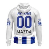 Afl North Melbourne Kangaroos Custom Name Number 2023 Away Guernsey Pullover Hoodie Back.jpg - demo10