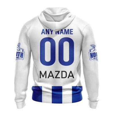 AFL North Melbourne Kangaroos Custom Name Number 2023 Away Guernsey Pullover Hoodie