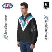 Afl Port Adelaide Custom Name Number 2024 Home Guernsey Pullover Hoodie Left Side.jpg - demo10