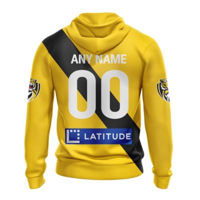 AFL Richmond Tigers Custom Name Number 2023 Clash Guernsey Pullover Hoodie