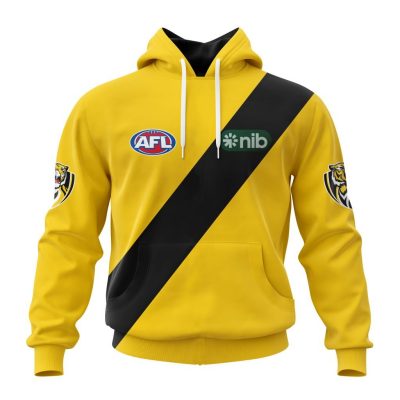 AFL Richmond Tigers Custom Name Number 2023 Clash Guernsey Pullover Hoodie
