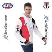 Afl St Kilda Saints Custom Name Number 2024 Home Guernsey Pullover Hoodie Right Side.jpg - demo10