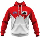 Afl Sydney Swans Custom Name Number 2022 Home Guernsey Pullover Hoodie Front.jpg - demo10