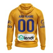 Afl West Coast Eagles Custom Name Number 2023 Clash Guernsey Pullover Hoodie Back.jpg - demo10