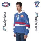 Afl Western Bulldogs Custom Name Number 2024 Home Guernsey Pullover Hoodie Left Side.jpg - demo10