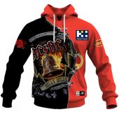Afl Gold Coast Suns Acdc Mix Custom Name Number 2023 Home Guernsey Pullover Hoodie Front.jpg - demo10