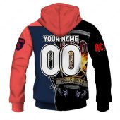 Afl Melbourne Demons Acdc Mix Custom Name Number 2023 Home Guernsey Pullover Hoodie Back.jpg - demo10