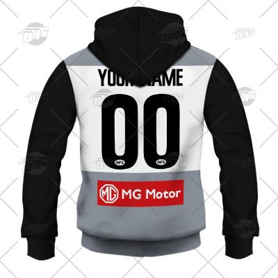 AFL Port Adelaide Custom Name Number 2022 Clash Guernsey Pullover Hoodie