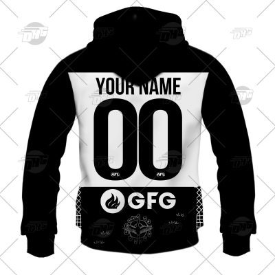 AFL Port Adelaide Custom Name Number 2022 Indigenous Guernsey Pullover Hoodie