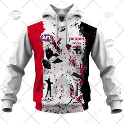 AFL St Kilda Saints Custom Name Number 2022 Indigenous Guernsey Pullover Hoodie