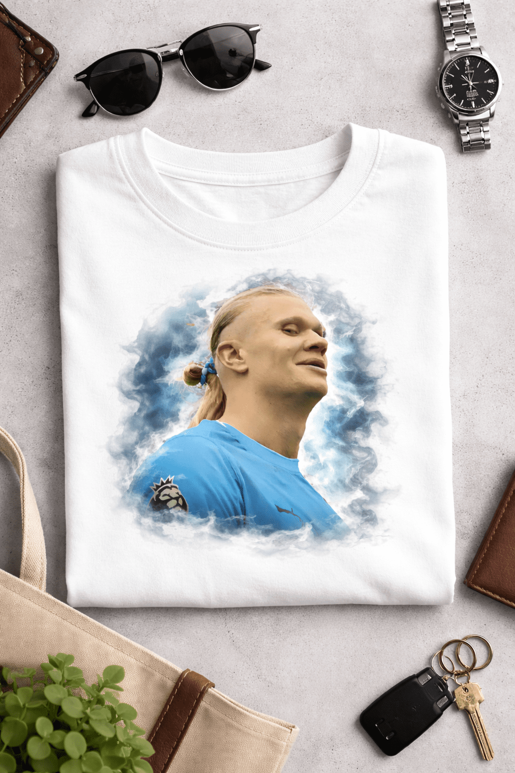 ErlingHaaland Blonde Striker Meme Shirt – Football Moment Tee ErlingHaaland Blonde Striker Meme Shirt – Football Moment Tee