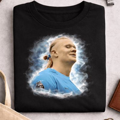 ErlingHaaland Blonde Striker Meme Shirt – Football Moment Tee