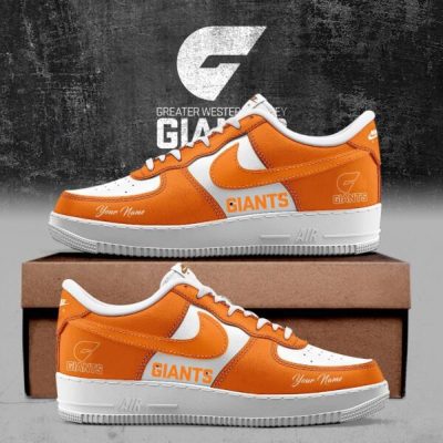 GWS Giants AFL Custom Name Air Force Shoes for fans