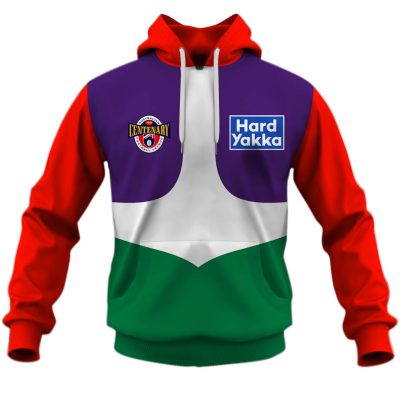 AFL Fremantle Dockers Custom Name Number 1995 Vintage Guernsey Pullover Hoodie