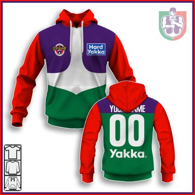 AFL Fremantle Dockers Custom Name Number 1995 Vintage Guernsey Pullover Hoodie