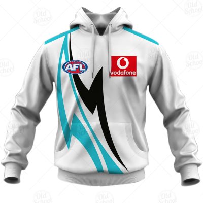 AFL Port Adelaide Custom Name Number 2009 Clash Guernsey Pullover Hoodie