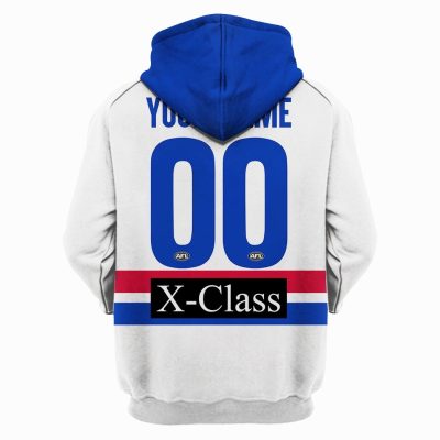 AFL Western Bulldogs Custom Name Number 2020 Clash Guernsey Pullover Hoodie