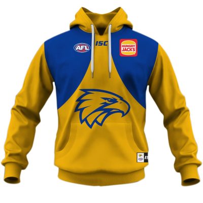AFL West Coast Eagles Custom Name Number 2020 Clash Guernsey Pullover Hoodie