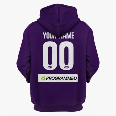 AFL Fremantle Dockers Custom Name Number 2020 Home Guernsey Pullover Hoodie