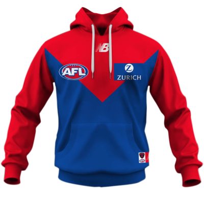AFL Melbourne Demons Custom Name Number 2020 Clash Guernsey Pullover Hoodie
