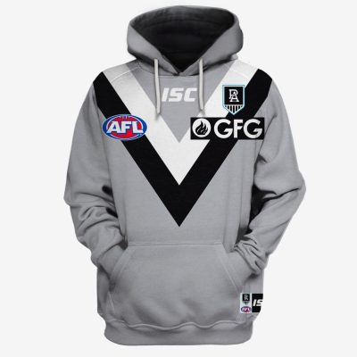 AFL Port Adelaide Custom Name Number 2020 Clash Guernsey Pullover Hoodie