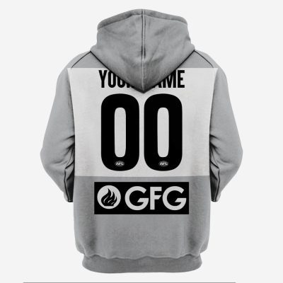 AFL Port Adelaide Custom Name Number 2020 Clash Guernsey Pullover Hoodie